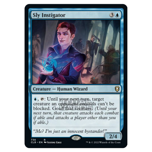 Magic The Gathering - Commander Legends - Battle for Baldur's Gate - Sly Instigator - 736/361