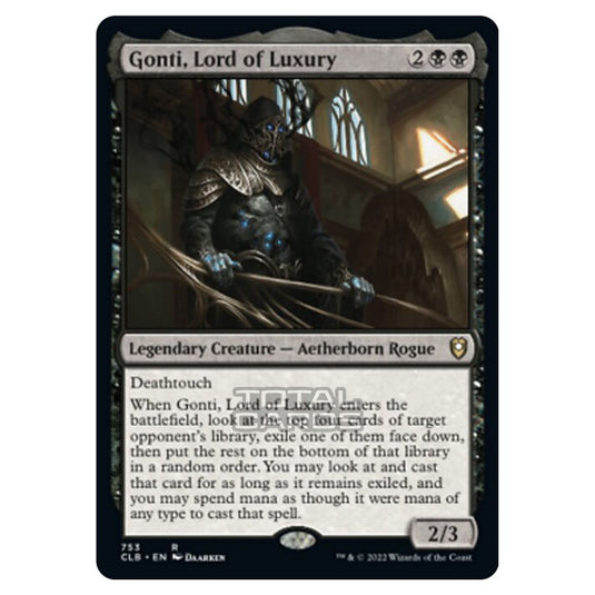 Magic The Gathering - Commander Legends - Battle for Baldur's Gate - Gonti, Lord of Luxury - 753/361