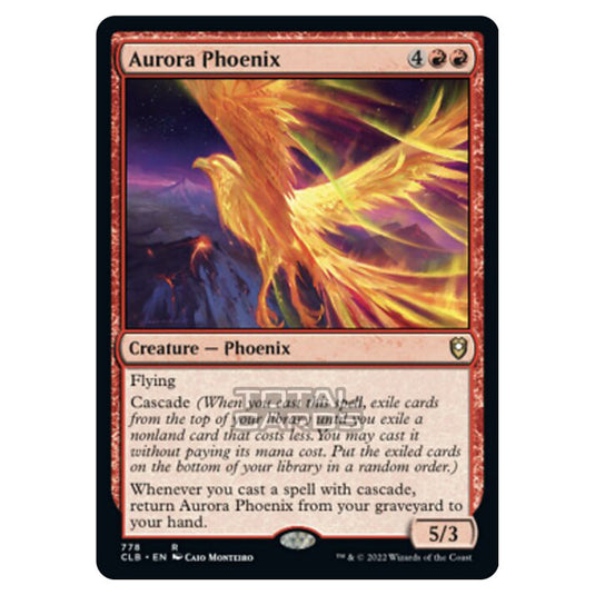 Magic The Gathering - Commander Legends - Battle for Baldur's Gate - Aurora Phoenix - 778/361