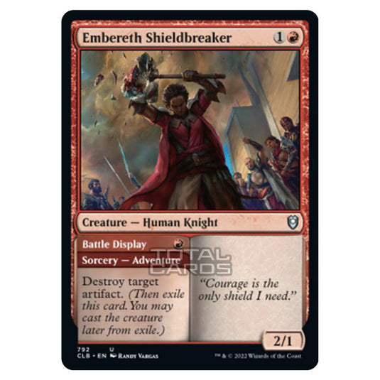 Magic The Gathering - Commander Legends - Battle for Baldur's Gate - Embereth Shieldbreaker / Battle Display - 792/361