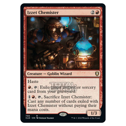 Magic The Gathering - Commander Legends - Battle for Baldur's Gate - Izzet Chemister - 798/361