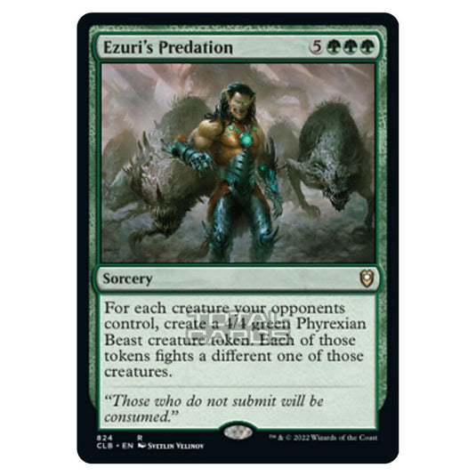 Magic The Gathering - Commander Legends - Battle for Baldur's Gate - Ezuri's Predation - 824/361