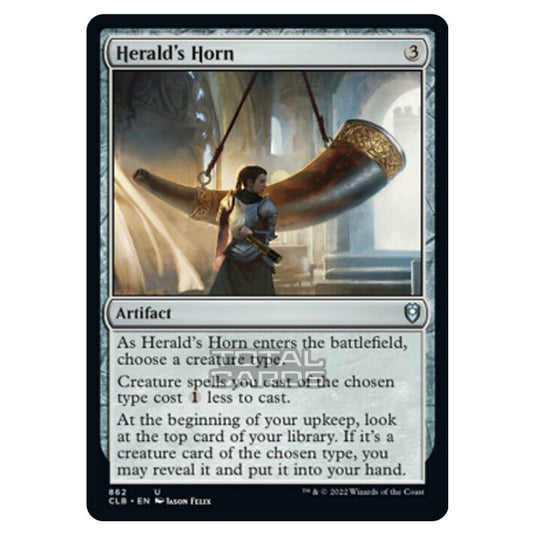 Magic The Gathering - Commander Legends - Battle for Baldur's Gate - Herald's Horn - 862/361
