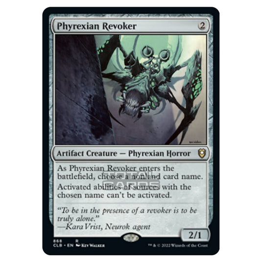 Magic The Gathering - Commander Legends - Battle for Baldur's Gate - Phyrexian Revoker - 868/361