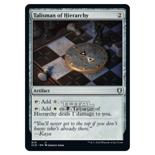Magic The Gathering - Commander Legends - Battle for Baldur's Gate - Talisman of Hierarchy - 878/361