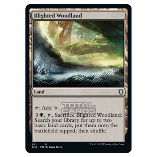 Magic The Gathering - Commander Legends - Battle for Baldur's Gate - Blighted Woodland - 881/361