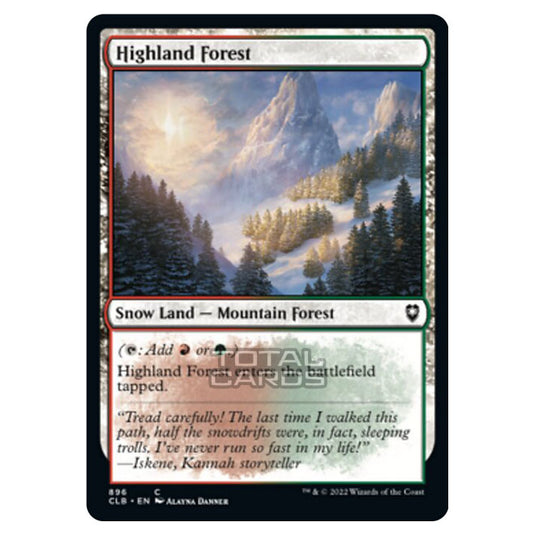Magic The Gathering - Commander Legends - Battle for Baldur's Gate - Highland Forest - 896/361