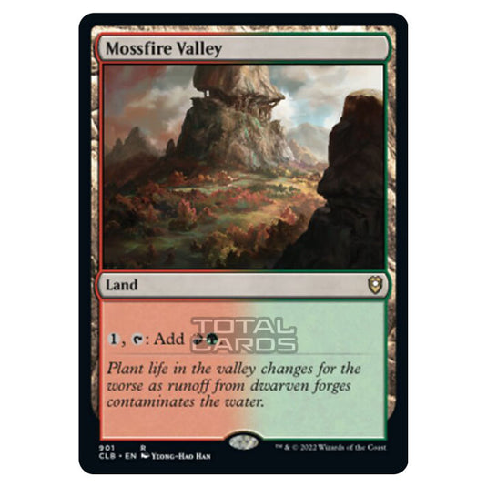 Magic The Gathering - Commander Legends - Battle for Baldur's Gate - Mossfire Valley - 901/361