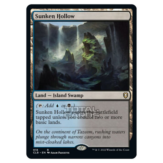 Magic The Gathering - Commander Legends - Battle for Baldur's Gate - Sunken Hollow - 918/361