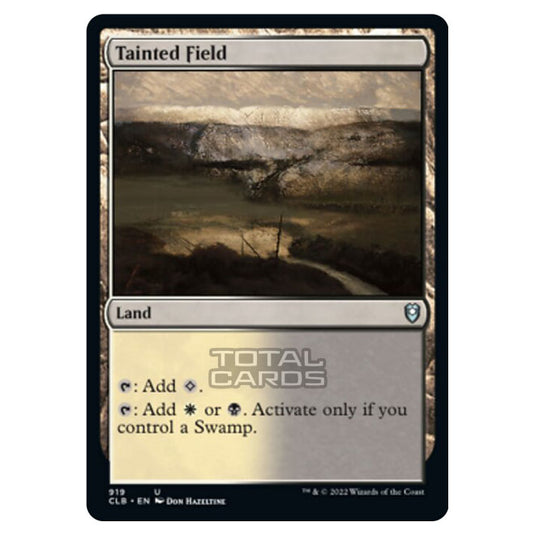 Magic The Gathering - Commander Legends - Battle for Baldur's Gate - Tainted Field - 919/361