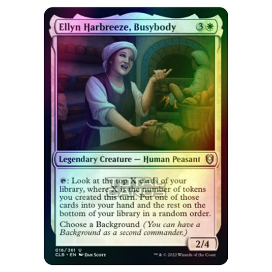 Magic The Gathering - Commander Legends - Battle for Baldur's Gate - Ellyn Harbreeze, Busybody - 016/361 (Foil)