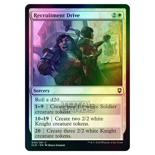 Magic The Gathering - Commander Legends - Battle for Baldur's Gate - Recruitment Drive - 038/361 (Foil)