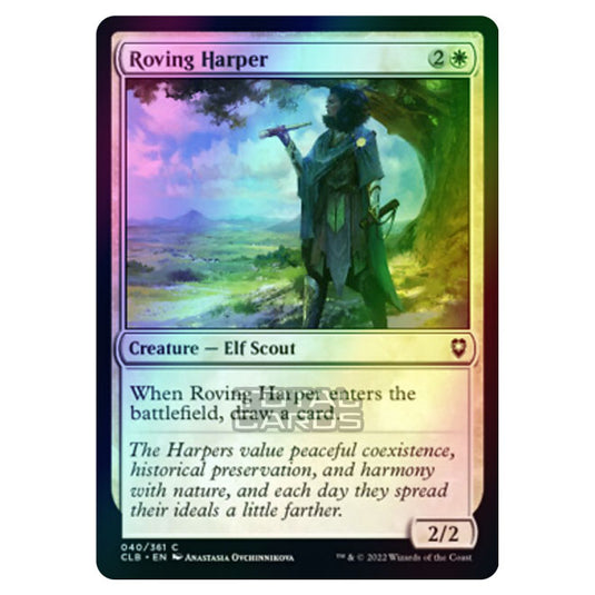 Magic The Gathering - Commander Legends - Battle for Baldur's Gate - Roving Harper - 040/361 (Foil)