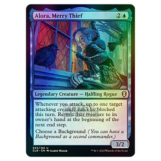 Magic The Gathering - Commander Legends - Battle for Baldur's Gate - Alora, Merry Thief - 055/361 (Foil)