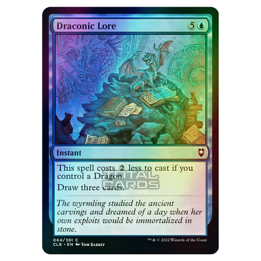 Magic The Gathering - Commander Legends - Battle for Baldur's Gate - Draconic Lore - 064/361 (Foil)