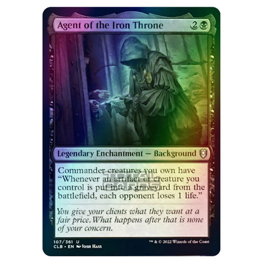 Magic The Gathering - Commander Legends - Battle for Baldur's Gate - Agent of the Iron Throne - 107/361 (Foil)