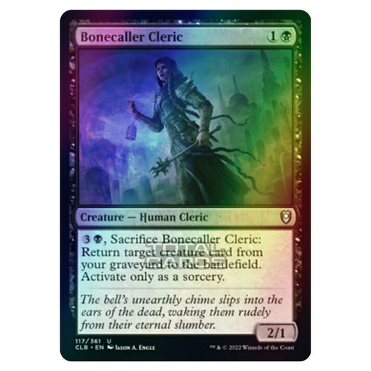 Magic The Gathering - Commander Legends - Battle for Baldur's Gate - Bonecaller Cleric - 117/361 (Foil)