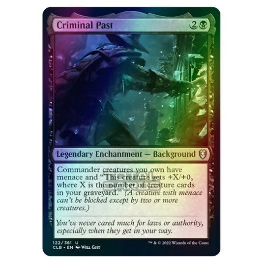 Magic The Gathering - Commander Legends - Battle for Baldur's Gate - Criminal Past - 122/361 (Foil)