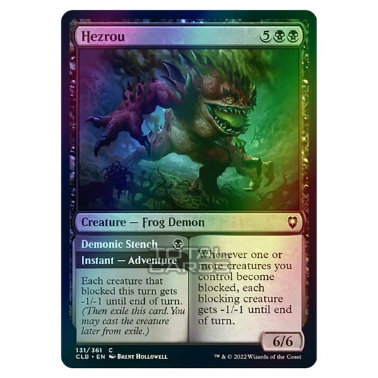 Magic The Gathering - Commander Legends - Battle for Baldur's Gate - Hezrou / Demonic Stench - 131/361 (Foil)
