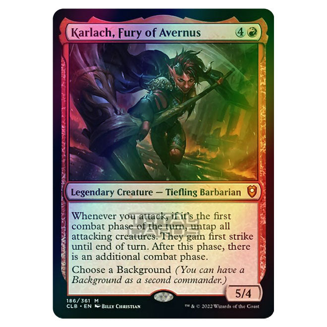 karlach mtg card Magic The Gathering - Commander Legends - Battle for Baldur's Gate