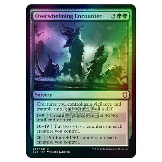 Magic The Gathering - Commander Legends - Battle for Baldur's Gate - Overwhelming Encounter - 245/361 (Foil)
