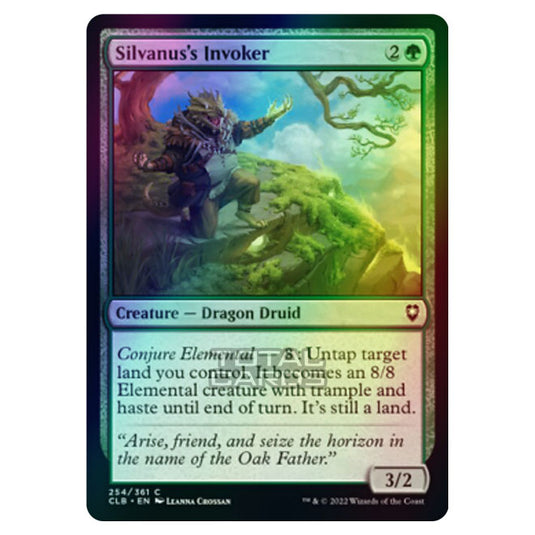 Magic The Gathering - Commander Legends - Battle for Baldur's Gate - Silvanus's Invoker - 254/361 (Foil)