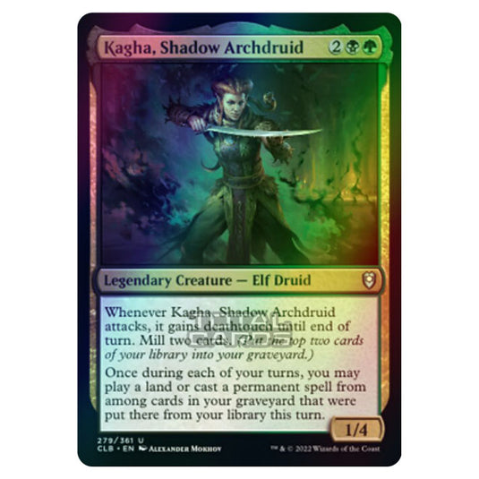 Magic The Gathering - Commander Legends - Battle for Baldur's Gate - Kagha, Shadow Archdruid - 279/361 (Foil)