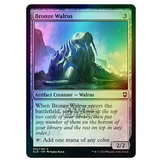 Magic The Gathering - Commander Legends - Battle for Baldur's Gate - Bronze Walrus - 302/361 (Foil)