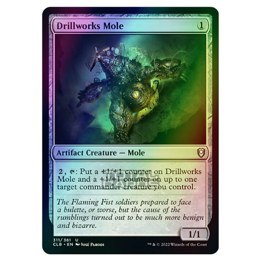 Magic The Gathering - Commander Legends - Battle for Baldur's Gate - Drillworks Mole - 311/361 (Foil)