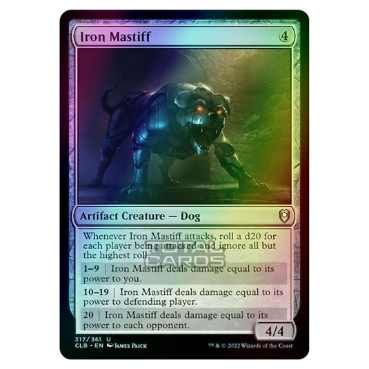 Magic The Gathering - Commander Legends - Battle for Baldur's Gate - Iron Mastiff - 317/361 (Foil)