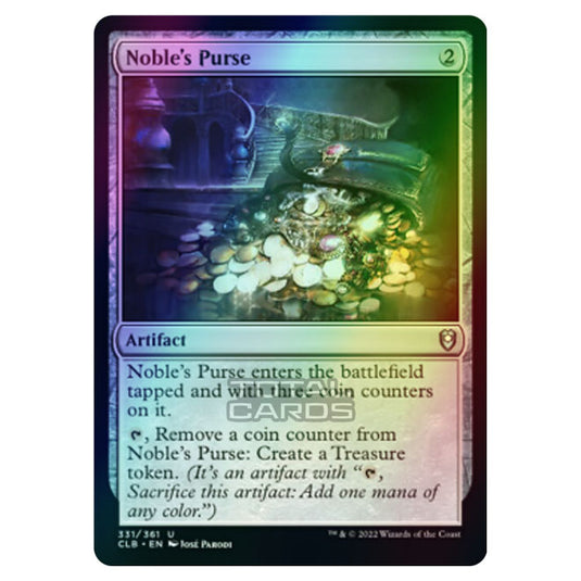 Magic The Gathering - Commander Legends - Battle for Baldur's Gate - Noble's Purse - 331/361 (Foil)