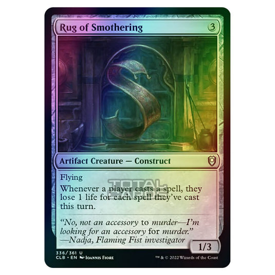 Magic The Gathering - Commander Legends - Battle for Baldur's Gate - Rug of Smothering - 336/361 (Foil)