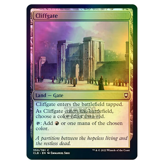 Magic The Gathering - Commander Legends - Battle for Baldur's Gate - Cliffgate - 350/361 (Foil)