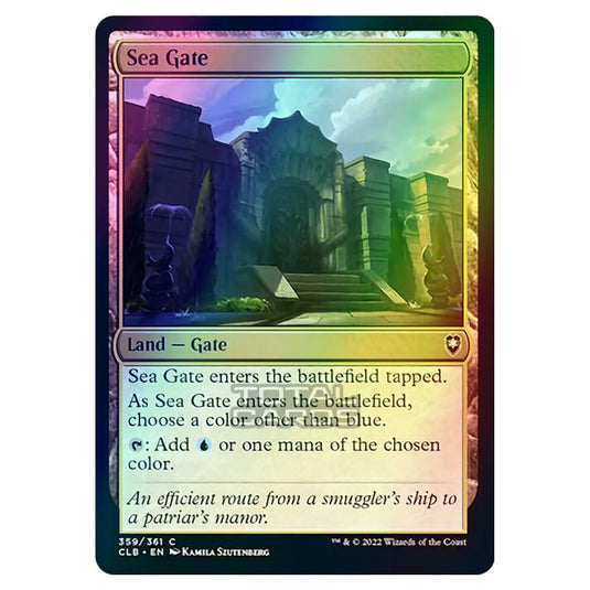 Magic The Gathering - Commander Legends - Battle for Baldur's Gate - Sea Gate - 359/361 (Foil)