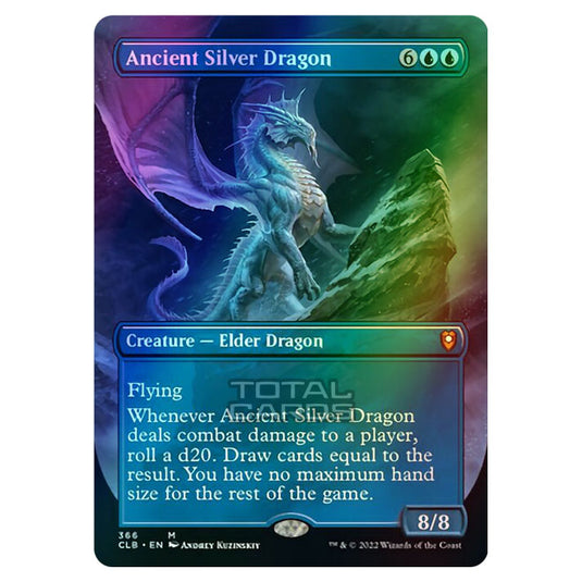 Magic The Gathering - Commander Legends - Battle for Baldur's Gate - Ancient Silver Dragon - 366/361 (Foil)