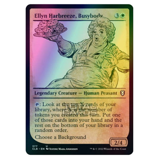 Magic The Gathering - Commander Legends - Battle for Baldur's Gate - Ellyn Harbreeze, Busybody - 377/361 (Foil)