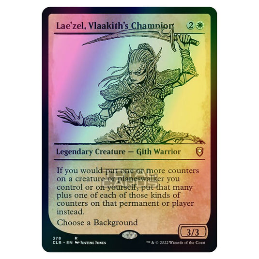 Magic The Gathering - Commander Legends - Battle for Baldur's Gate - Lae'zel, Vlaakith's Champion - 378/361 (Foil)