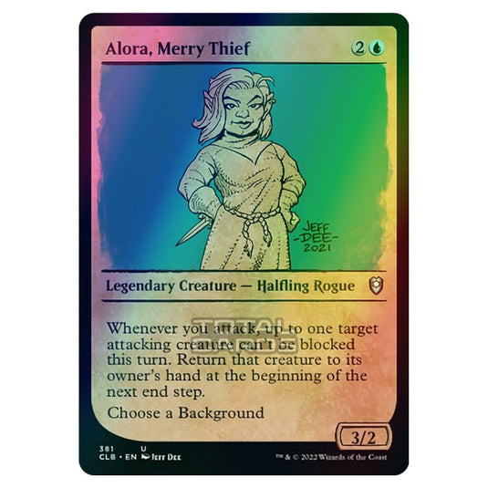 Magic The Gathering - Commander Legends - Battle for Baldur's Gate - Alora, Merry Thief - 381/361 (Foil)