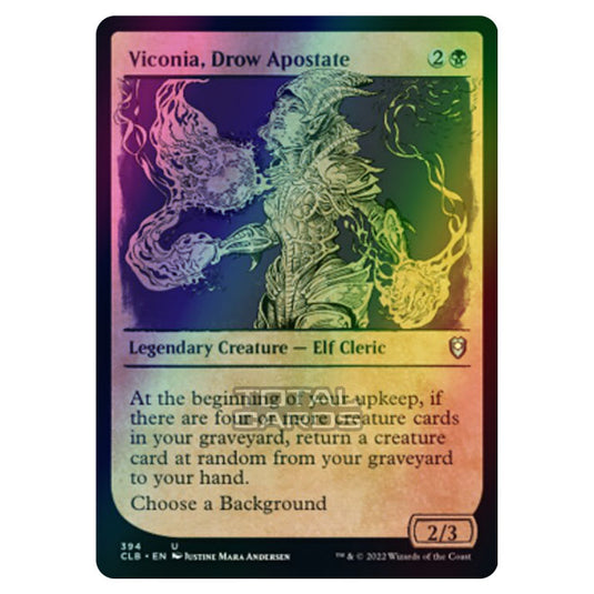 Magic The Gathering - Commander Legends - Battle for Baldur's Gate - Viconia, Drow Apostate - 394/361 (Foil)