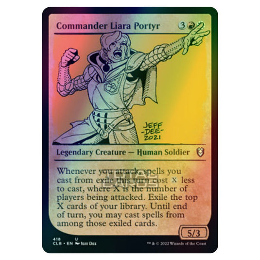 Magic The Gathering - Commander Legends - Battle for Baldur's Gate - Commander Liara Portyr - 418/361 (Foil)