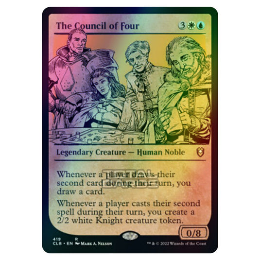 Magic The Gathering - Commander Legends - Battle for Baldur's Gate - The Council of Four - 419/361 (Foil)