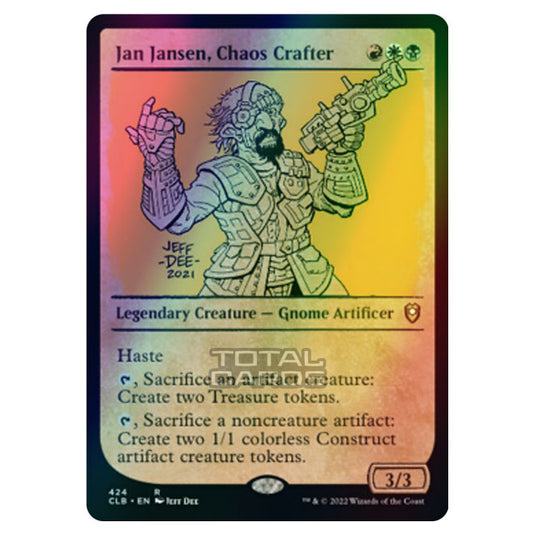 Magic The Gathering - Commander Legends - Battle for Baldur's Gate - Jan Jansen, Chaos Crafter - 424/361 (Foil)