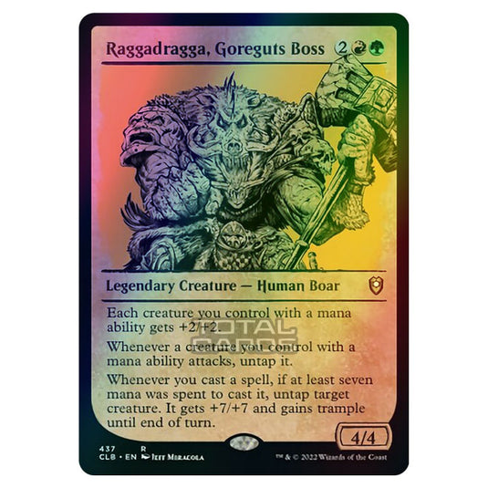 Magic The Gathering - Commander Legends - Battle for Baldur's Gate - Raggadragga, Goreguts Boss - 437/361 (Foil)