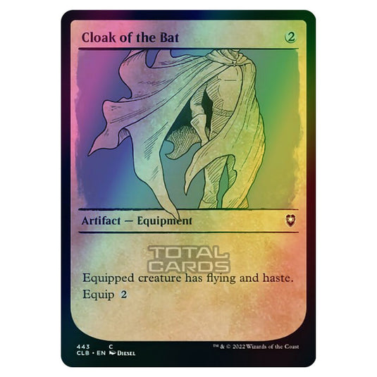 Magic The Gathering - Commander Legends - Battle for Baldur's Gate - Cloak of the Bat - 443/361 (Foil)