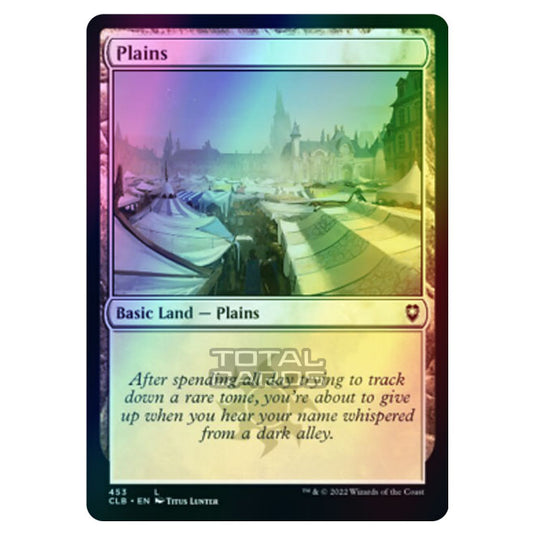Magic The Gathering - Commander Legends - Battle for Baldur's Gate - Plains - 453/361 (Foil)