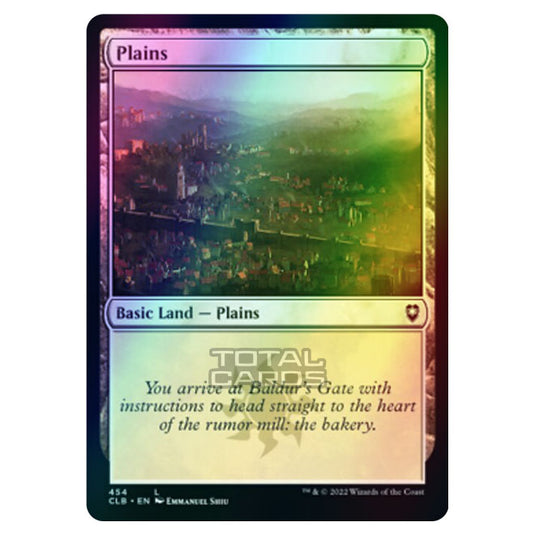 Magic The Gathering - Commander Legends - Battle for Baldur's Gate - Plains - 454/361 (Foil)