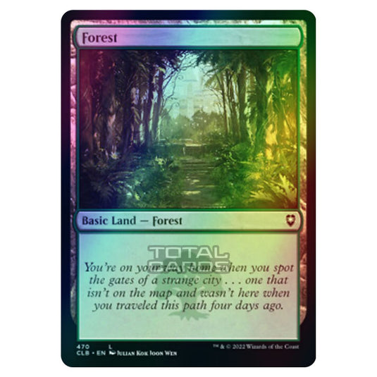 Magic The Gathering - Commander Legends - Battle for Baldur's Gate - Forest - 470/361 (Foil)