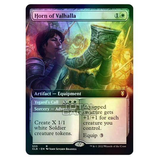 Magic The Gathering - Commander Legends - Battle for Baldur's Gate - Horn of Valhalla / Ysgard's Call - 555/361 (Foil)