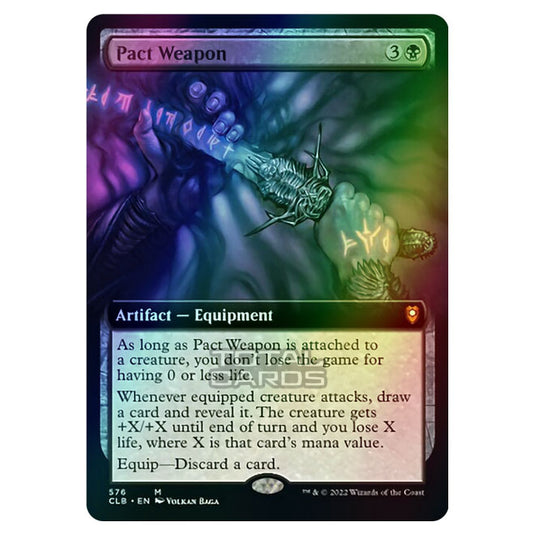 Magic The Gathering - Commander Legends - Battle for Baldur's Gate - Pact Weapon - 576/361 (Foil)