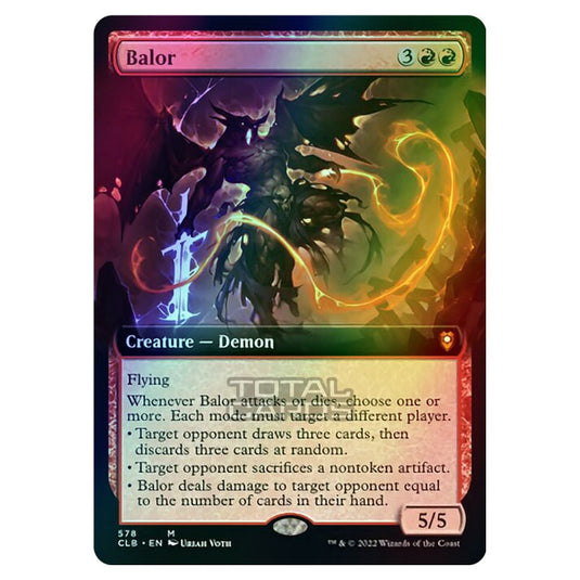 Magic The Gathering - Commander Legends - Battle for Baldur's Gate - Balor - 578/361 (Foil)